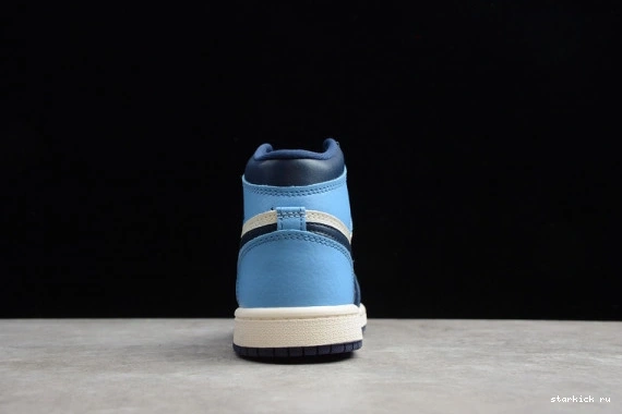 555088-140 (555088-140) Blue Obsidian 1 Jordan Kids Kid University Air 0329